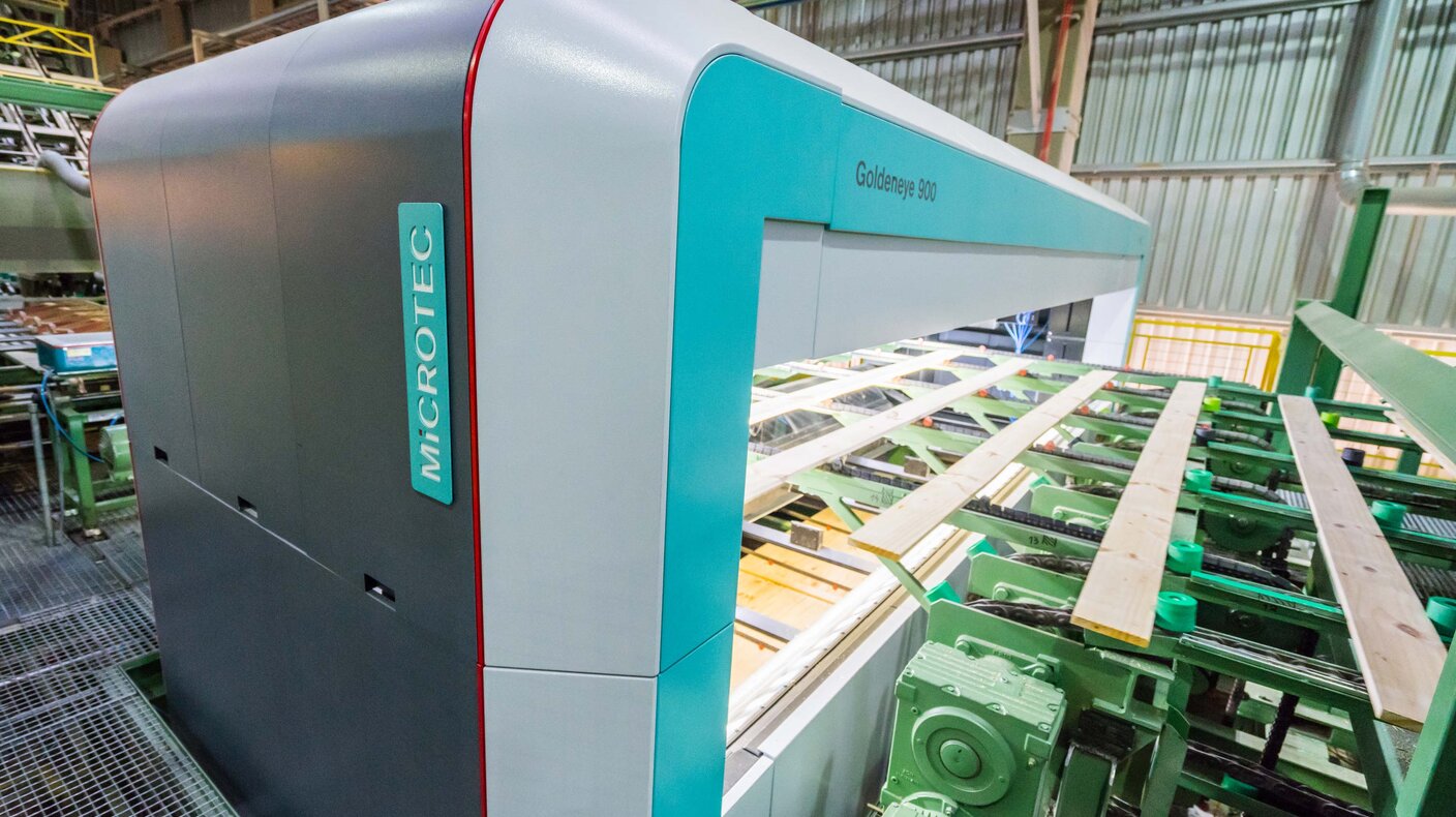 Brazil's industry leader upgrades with no.1 transverse lumber scanner